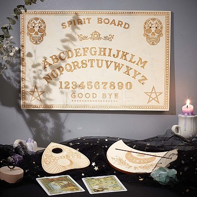 Wooden Witch Craft Sets DJEW-WH0063-29G-1