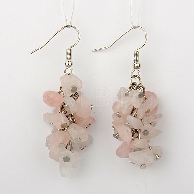 Gemstone Jewelry Sets: Earrings & Bracelets SJEW-JS00707-1