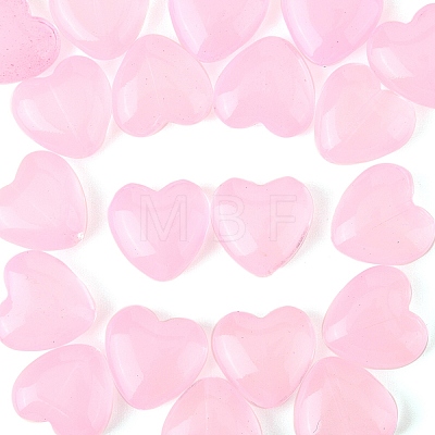 20Pcs Transparent Spray Painted Glass Beads GLAA-YW0004-79F-1