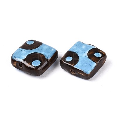 Handmade Porcelain Ceramic Beads PORC-T135-05G-1