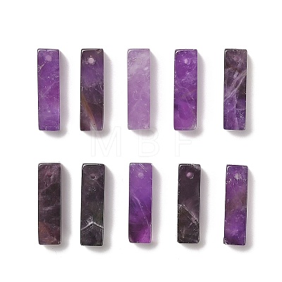 Natural Amethyst Pendants G-L593-01H-1