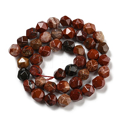 Natural Red Jasper Beads Strands G-C085-A04-01-1