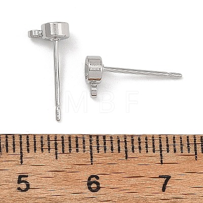 SHEGRACE Brass Stud Earring Findings XGRQ58806-769P-1