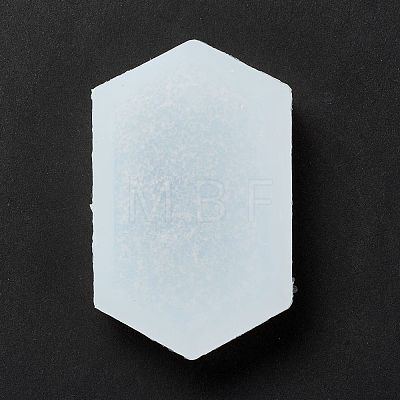 Imitation Embedded Rhinestone Hexagon Pendant Silicone Molds DIY-I090-10-1