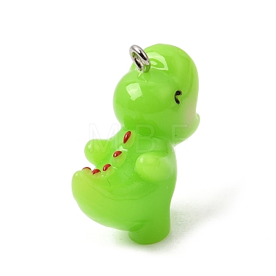Opaque Resin Pendants RE-CBAD0A2-05P-1