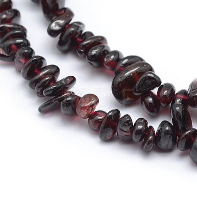 Natural Garnet Beads Strands G-P332-72-1