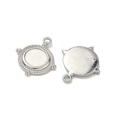 304 Stainless Steel Pendant Cabochon Settings STAS-I367-04P-1