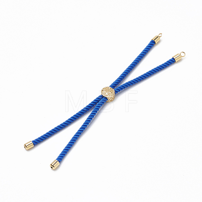 Nylon Twisted Cord Bracelet Making MAK-T003-03G-1