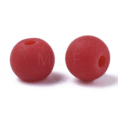 Frosted Colours Glass Beads SEED-S040-03A-07-1