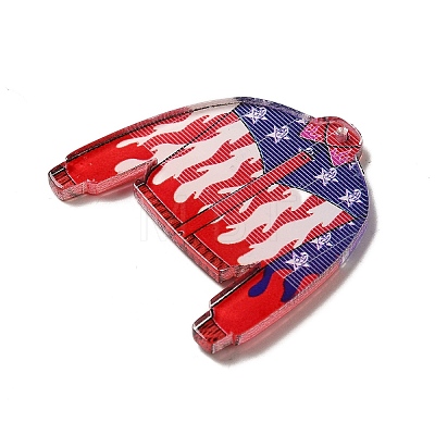 Independence Day Acrylic Pendants OACR-H041-08D-1