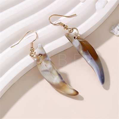 Natural Shell Dangle Earrings FS-WG91FAC-01-1