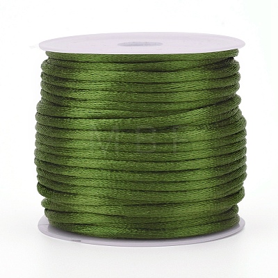 (Clearance Sale)Nylon Satin Rattail Cords NWIR-L006-1mm-10-1