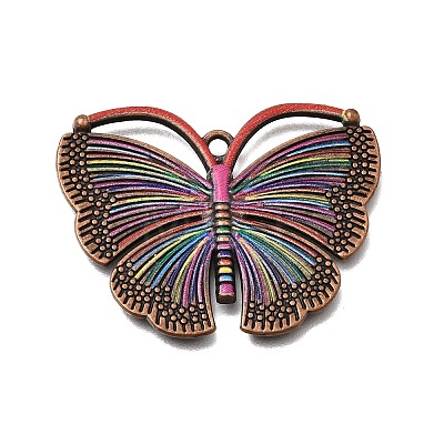 Alloy Enamel Pendants FIND-C097-01F-R-1