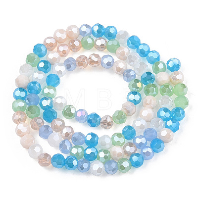 Glass Beads Strands GLAA-E036-09L-A-1