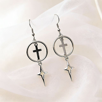 Zinc Alloy Dangle Earrings WGD9300-01-1