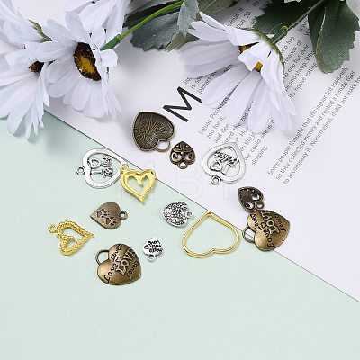 Tibetan Style Alloy Pendants TIBEP-MSMC012-1M-1