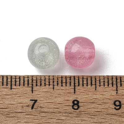 Luminous Transparent Acrylic Beads LACR-S001-13-8mm-1