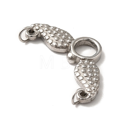 304 Stainless Steel Connector Charms STAS-M311-19P-1