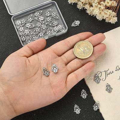 30Pcs 201 Stainless Steel Pendants STAS-CJ0002-36-1
