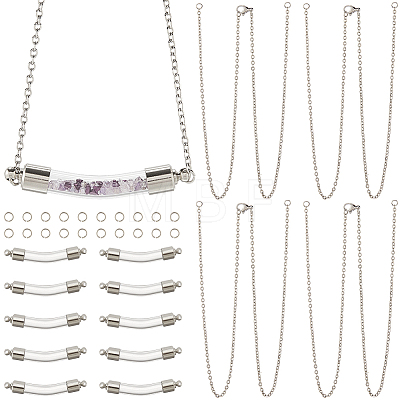 10Pcs 304 Stainless Steel Pendants Necklaces NJEW-SC0001-42-1