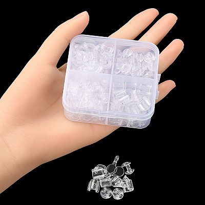 4 Style AS Plastic Base Buckle Hair Findings KY-YW0001-40-1