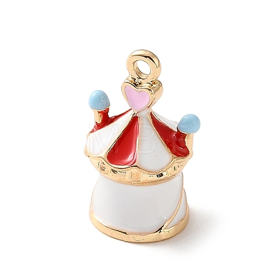 Alloy Enamel Pendants AL-CBA02ED-01G-A-1