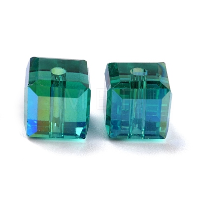 Electroplate Transparent Glass Beads EGLA-B003-01B-13-1