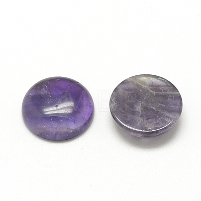 Natural Amethyst Cabochons X-G-R416-10mm-30-1