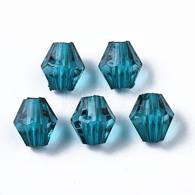 Transparent Acrylic Beads TACR-S146-6mm-08-1