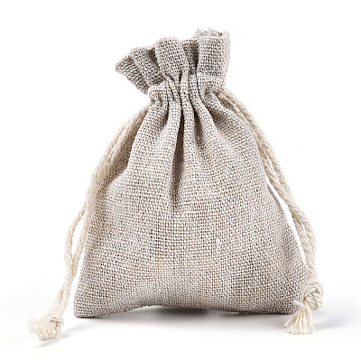 Cotton Cloth Packing Pouches Drawstring Bags ABAG-R011-8X10-01-1