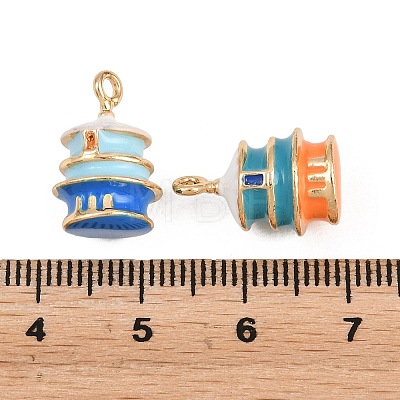 Alloy Enamel Pendants ENAM-D320-06-1
