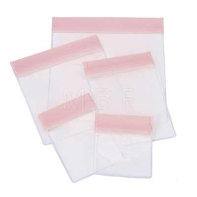 45Pcs 5 Styles Transparent EVA Jewelry Resealable Bags ABAG-TA0002-30-1