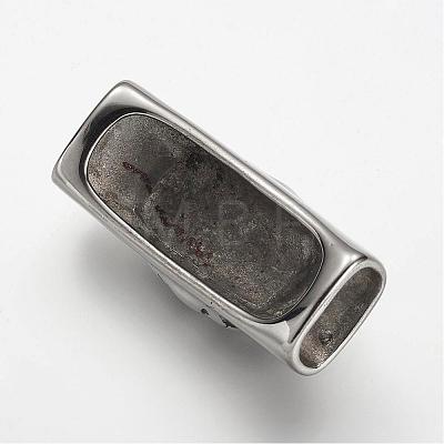 304 Stainless Steel Slide Charms STAS-F063-19-1