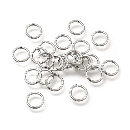 Brass Open Jump Rings KK-B147-03H-P-1