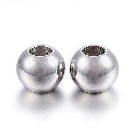 Tarnish Resistant 201 Stainless Steel Beads STAS-E113-20P-1
