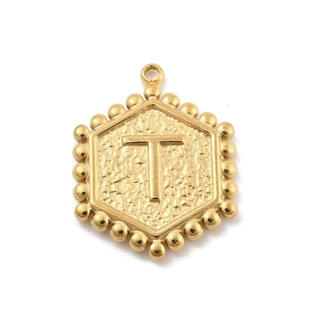 201 Stainless Steel Pendants STAS-R227-01T-G-1
