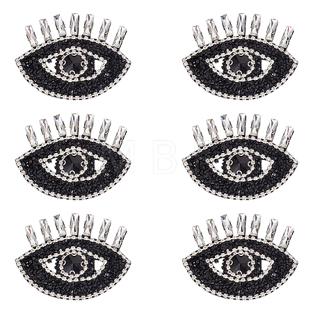 Evil Eye Shape Appliques DIY-WH0401-33-1