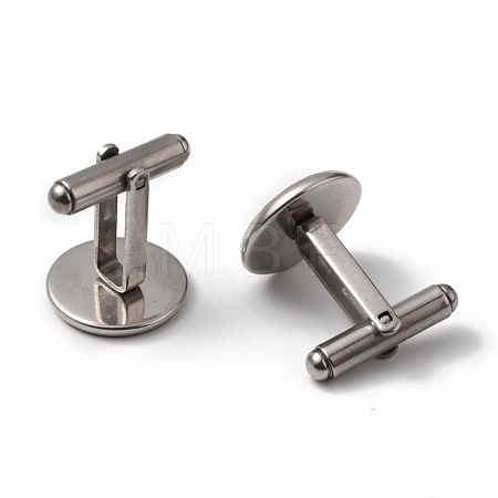 304 Stainless Steel Cuff Buttons STAS-L262-39E-P-1