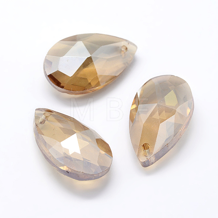 Faceted Glass Pendants X-GLAA-F069-L-A18-1