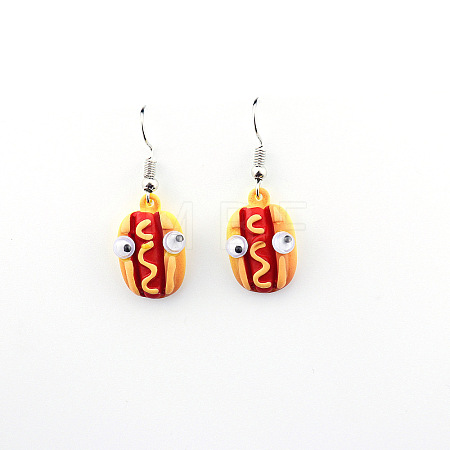 Dessert Resin Dangle Earrings FS-WGC540C-03-1