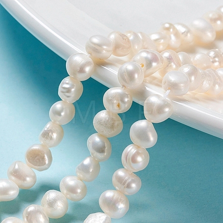 Natural Cultured Freshwater Pearl Beads Strands PEAR-I004-08A-1