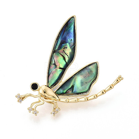 Paua Shell Pins JEWB-T005-08G-1