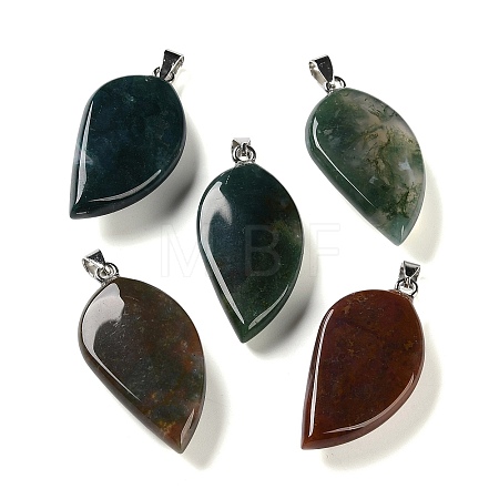 Natural Indian Agate Pendants GG-CBACB71-05P-07-1