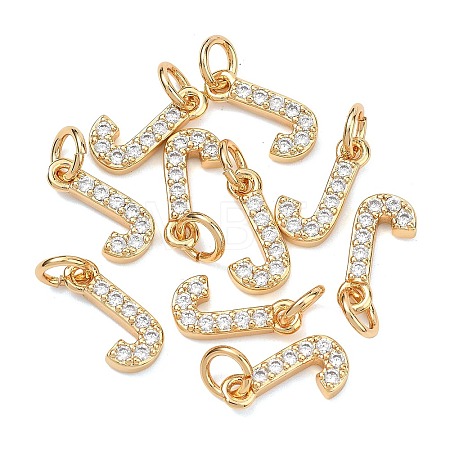 SHEGRACE Brass Micro Pave Clear Cubic Zirconia Pendants XGRQ29863-394G-J-1