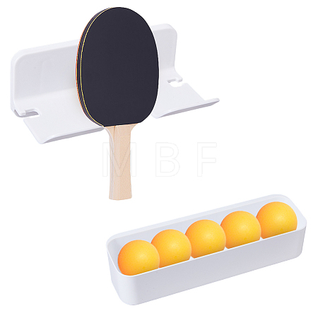 1Pc Plastic Table Tennis Storage Box AJEW-HS0001-56-1