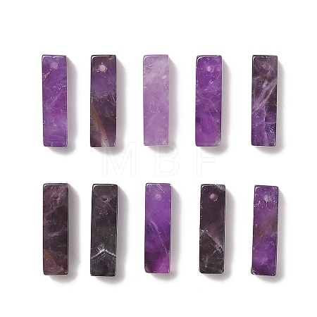 Natural Amethyst Pendants G-L593-01H-1