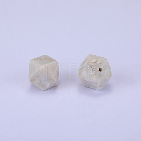 Hexagonal Silicone Beads SI-JX0020A-69-1