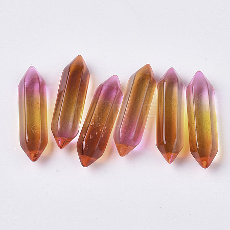 Two Tone Glass Double Terminated Point Beads LS-GLAA-S167-12H-1