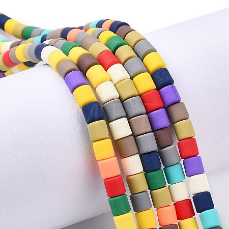 Polymer Clay Bead Strands CLAY-T001-C28-1