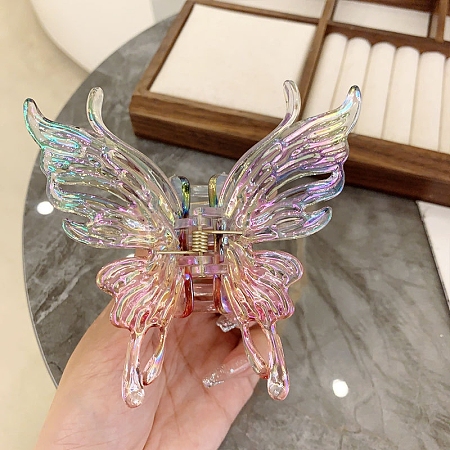 Acrylic Claw Hair Clips PW-WG118F2-01-1